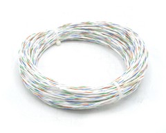 M27500-20RC4U00 20/4 Silver-Coated Copper PTFE Insulated Twisted Quad, 100ft
