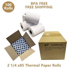 50 Rolls 2-1/4 x85 Thermal Cash Register Credit Card Receipt Paper