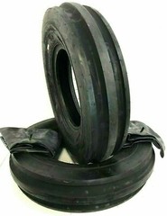 2 New Farmall Cub 4.00-12 Front Tractor Tires & Tubes D/S