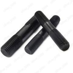 Black 12.9 Steel Double End Studs Rods Clamping Type M8 M10 M12 M14 M16 M18 M20