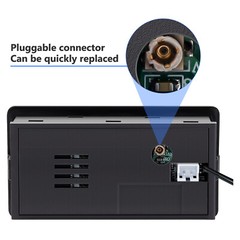 2PCS Battery Monitor Meter 12V 24V 36V 48V 60V 72V Capacity Tester With Alarm US