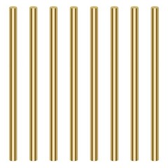 8 Pieces 5.0mm Brass Round Rods, Brass Solid Round Rod Lathe Bar Stock, 5.0mm…