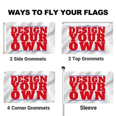 Anley Custom Flag Personalized Flags Banners – Print Your Own Logo Image Text