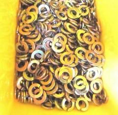 3/4″ Medium Split Lock Washers Yellow Zinc