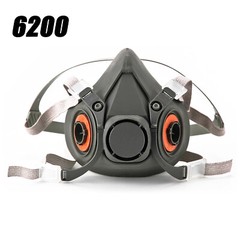 6200 Half Facepiece Respirator Mask Dust Medium with 60926 Organic Vapor Filter