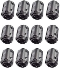 12 Pcs Magnetic Ferrite Cores RFI EMI Noise Filter Clip, 13mm Diame Size: 13mm