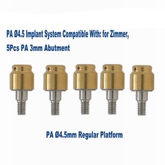 Implant Removable Locat0r Abutment Diameter PA4.5mm For Zimmer AH=3/4/5mm Dental