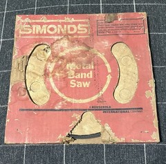 Simonds Metal Band Saw Blade 1/4” – Still Packaged but Old Stock – Unsure Part #
