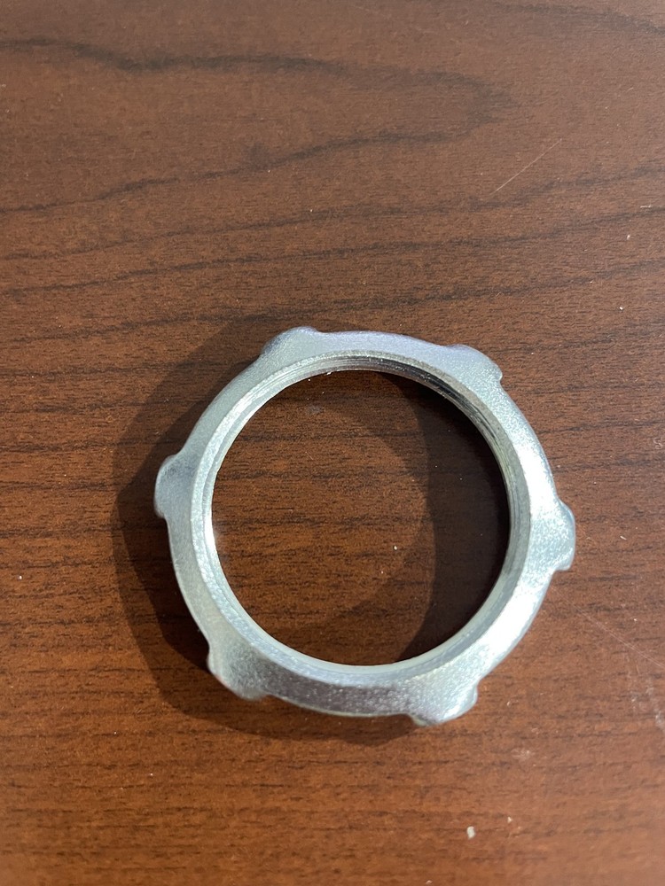 Arlington 403 1″ Conduit Locknuts, Plated Steel – Open Box, Qty 50
