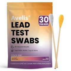 30 PCS Lead Kit for Dishes, Lead Testing Swabs for Paint & Jewelry,