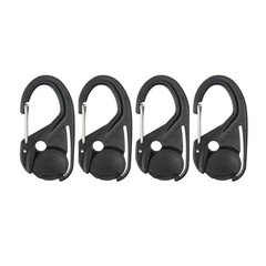 Nite Ize CamJam Cord Tightener – Tie Down Rope Tightener with Carabiner Clip –