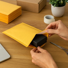 #2 8.5×12 Usable space 8.5″ x 11.Kraft Bubble Mailer Padded Envelopes 25,50,100