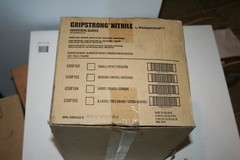 Sempermed Gripstrong Nitrile Gloves Medium Case Of 10/100. 1000 Gloves Blue