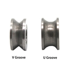 Bore 3/4/5/6mm Ball Bearings Roller Bearing U/V Groove Metal Pulley Sliding Guid