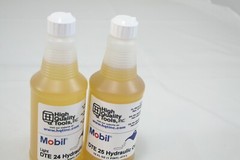 1 EACH MOBIL DTE #25 AND * #24 OIL BRIDGEPORT, HAAS MILLS & HARDINGE LATHES