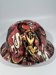 New Full Brim Hard Hat Custom Hydro Dipped SAN FRANCISCO 49ER’S