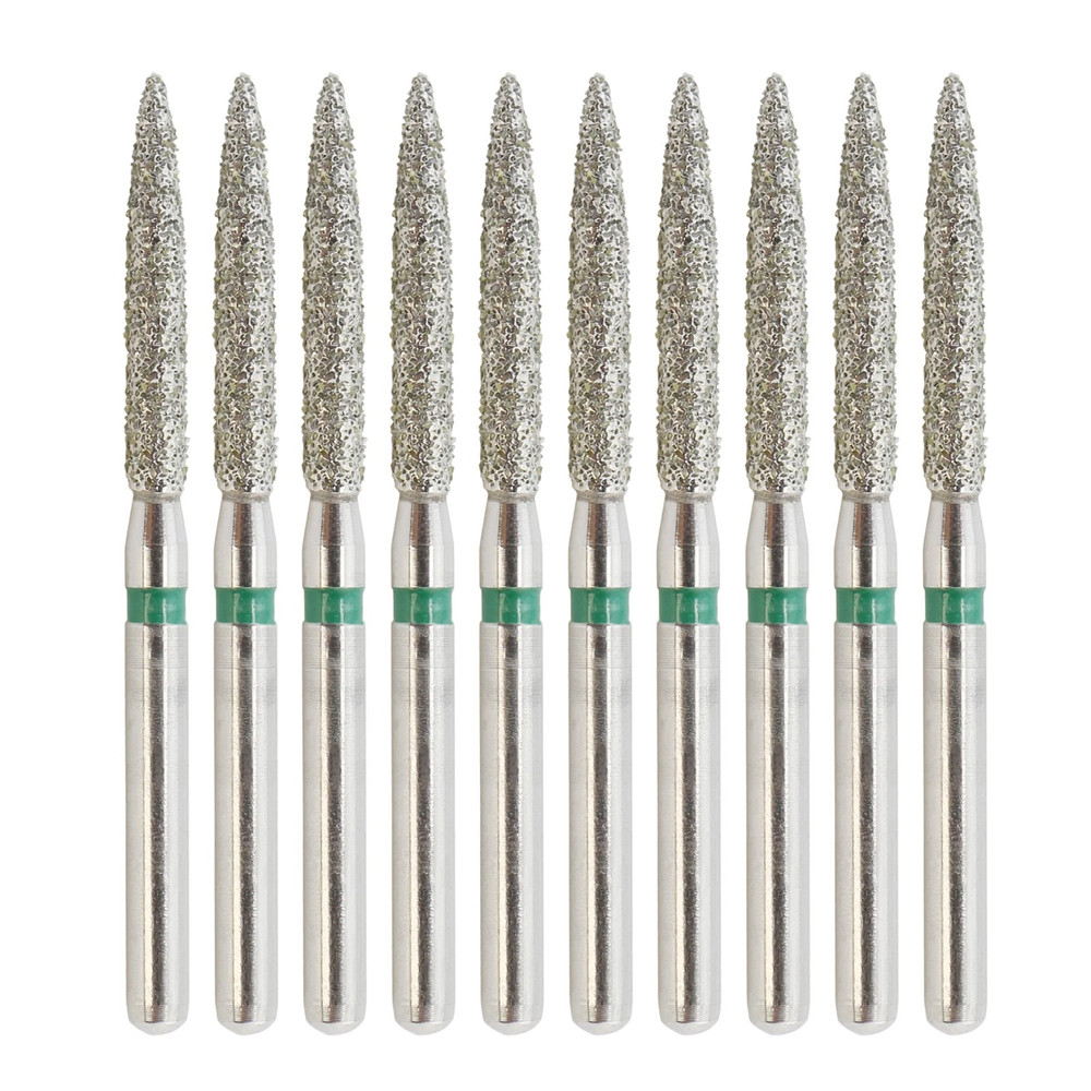 Dental Diamond Burs FG Flame Bur 863/016C Coarse Grit For High Speed Burr