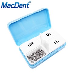 200Pcs MacDent Dental Orthodontic Sgl Buccal Tube Roth.022 1st Molar Non-Conv