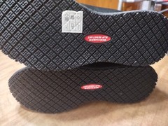 NWT Skechers Slip Resist, EH,Memory Foam Womens 7.5 Black Work Shoes NWOB