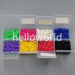 10 Colors Orthodontic Dental Silicone Color Code Ring 135ºC Autoclavable 100 Pcs