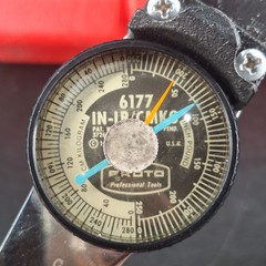 PROTO 6177 Dial Measuring Torque Wrench size 3/8″ 0 – 250 Inch – Pounds / CMKG