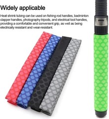 Fish Scale Heat Shrink Grip 1M Green 15mm Non-Slip Waterproof Rod Wrap