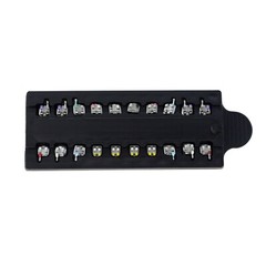 Dental Orthodontic Metal Brackets MIM Mini Braces Roth MBT 022 018 345 Hooks 5-5