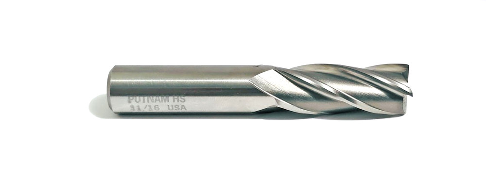 16.5mm (.6496″) 4-Flute HSS NCC Plunge Cut End Mill .020″ Radius MF420011967