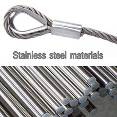 30 Pack Aluminum Crimping Loop Sleeve Cable Crimp for 1/4 inch Diameter Doubl…