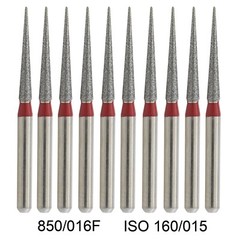 Dental Diamond Burs FG 850/016F Round End Taper Fine Grit High Speed Bur
