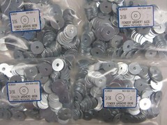 600 Oversized #10 Fender Washers 3/16 x 1″ OD – Zinc Plated