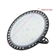 4 Pcs UFO LED 150W High Bay Light Lighting Fixture 18000LM With Hook Safety Rope
