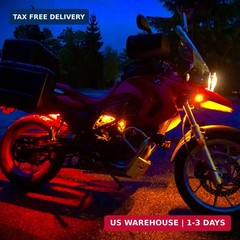 FXC 2x Universal Flexible LED Turn Signal Tail Brake License Plate Light Integra