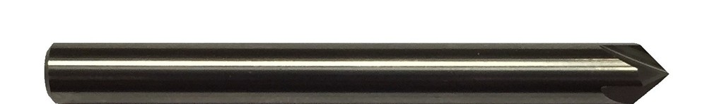 1/4″ 4 FLUTE 90 DEGREE CARBIDE CHAMFER MILL