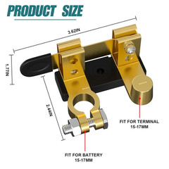 Battery Disconnect Switch, Top Post Battery Disconnect Switch 12V 24V, Battery C
