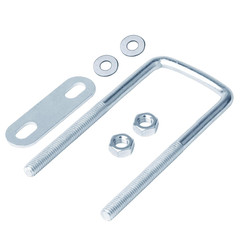 10 Pcs 1-1/2″ Inch Wide Square U-Bolt for Trailer, 3/8″ x 1-1/2″ x 4-3/8″, Elect