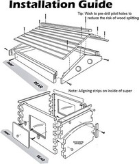Complete Bee Hives Starter Kit 7 Auto Flow Frames + Beekeeping Supplies Bee Box