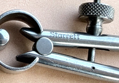 STARRETT No. 277 Dividers with Round Legs- Mini 2.0” Size & Capacity. USA 🇺🇸