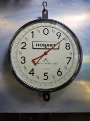 Hobart PR30 Hanging Dial Scale Two Faced Produce scale 30Lb x 1 oz Rustic