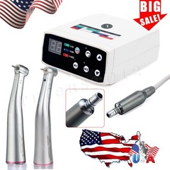 Dental Brushless LED Electric Micro Motor/1:5/1:1 Increasing Handpiece USA