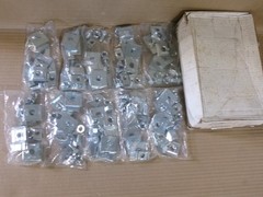New Box of 10 B-Line Systems 9ZN-5500-1/2 Trapeze Hardware Kit Zinc Plated AK
