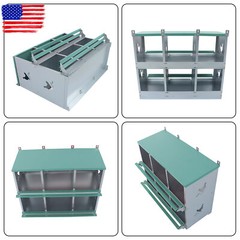 Chicken Nesting Boxes 6 Compartment Metal Poultry Nest Box Wall Mount For Hens