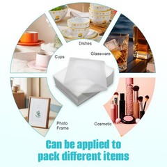 100 Pcs 4 X 6in Foam Wrap Sheets Cushioning Foam Pouches Moving Wrap Foam Pac…