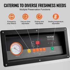 VEVOR Chamber Vacuum Sealer Commercial Vacuum Sealing Bag Packing Machine 1200W