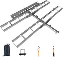 600lbs Motorcycle Hitch Carrier Rack Aluminum Steel Anti Wobble Ramp