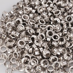 Yescom 1000pcs 3/8″ Grommet Kit 9.5mm Size #2 Eyelets and Washers Nickel YES0378
