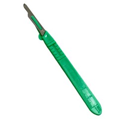 Plastic Disposable Scalpel #15, Sterile – Dissecting Scalpel – 10 Per Box