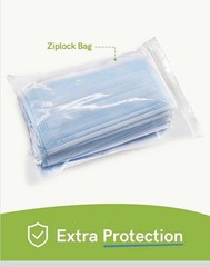 50 PCS Disposable Face Mask 3-Ply Non Medical Surgical Earloop Mouth Dust Cover