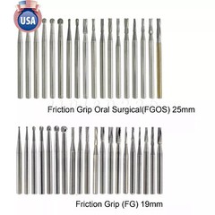 20 Types Dental Round Tungsten Carbide FG Bur For Surgical/ High Speed Handpiece