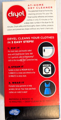 Dryel At Home Dry Cleaner Refill Spray & Cloths 8 Loads Breezy Clean Scent